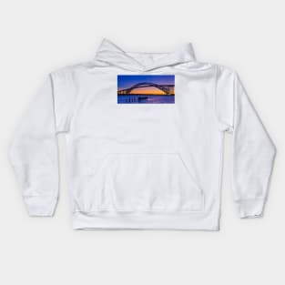 Bayonne Bridge at Dusk Kids Hoodie